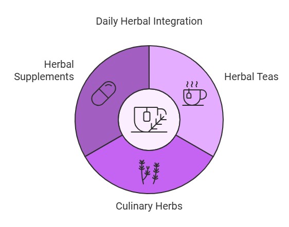 Daily herbal integration chart