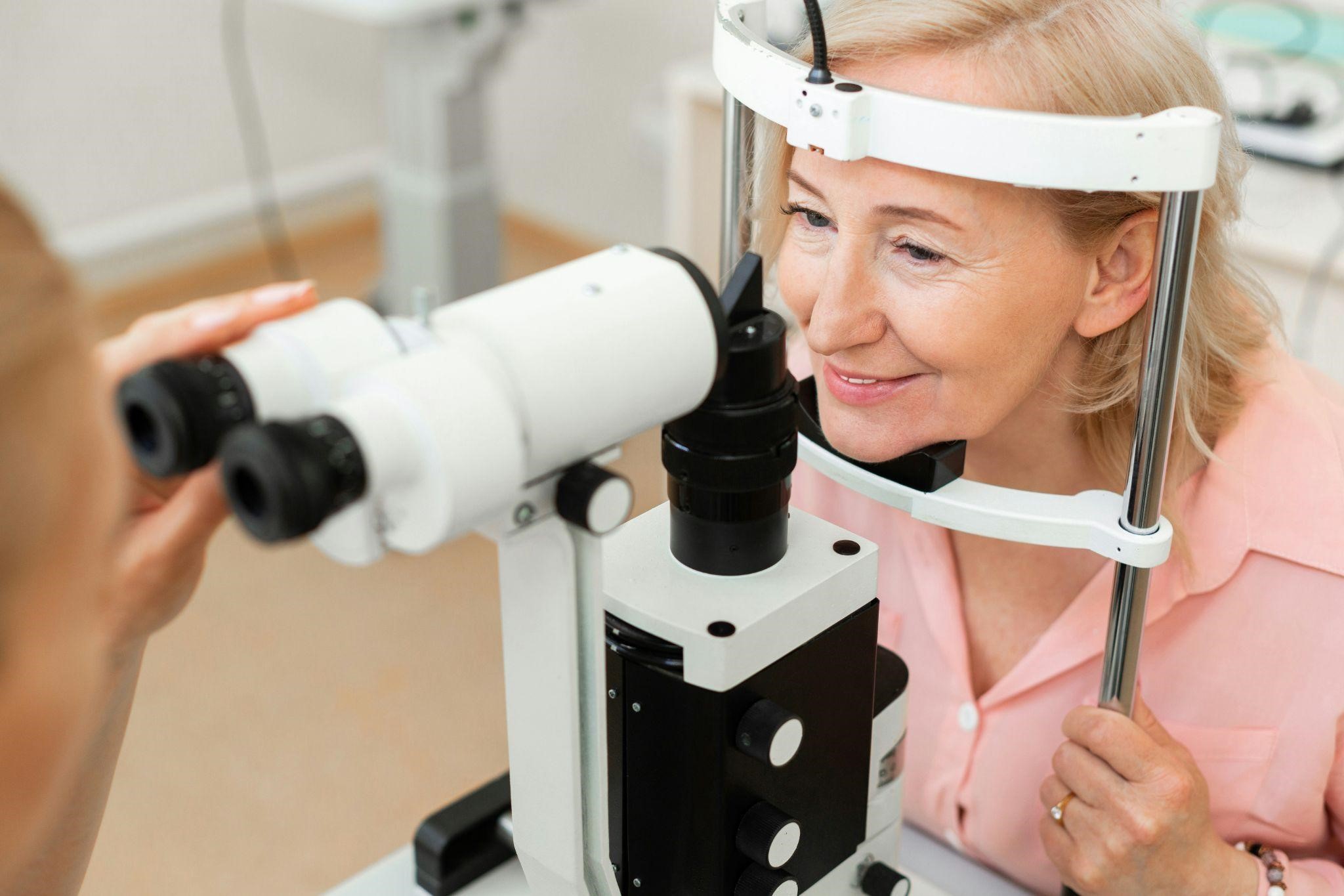 Eye exam patient holistic glaucoma care